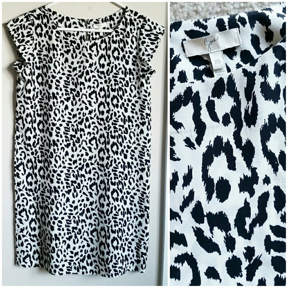 ‼️ LOWEST ‼️ LAST CHANCE ‼️ Joie Weaver Leopard Print Silk Shift Dress - Picture 2 of 2